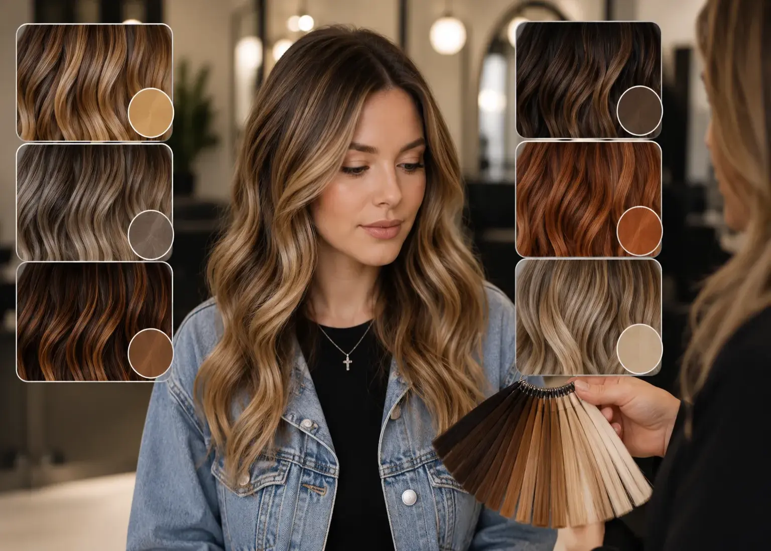 balayage shade
